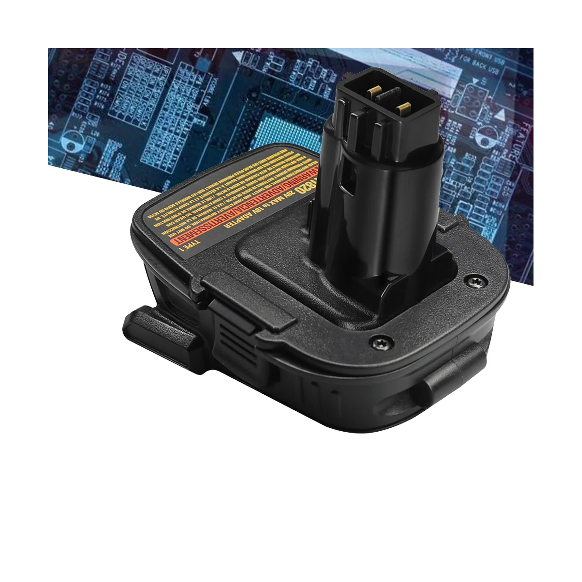 Lithium Battery Adapter Protection Case Kit, caixa plástica para Dewalt, conversor, Dca1820, 20V