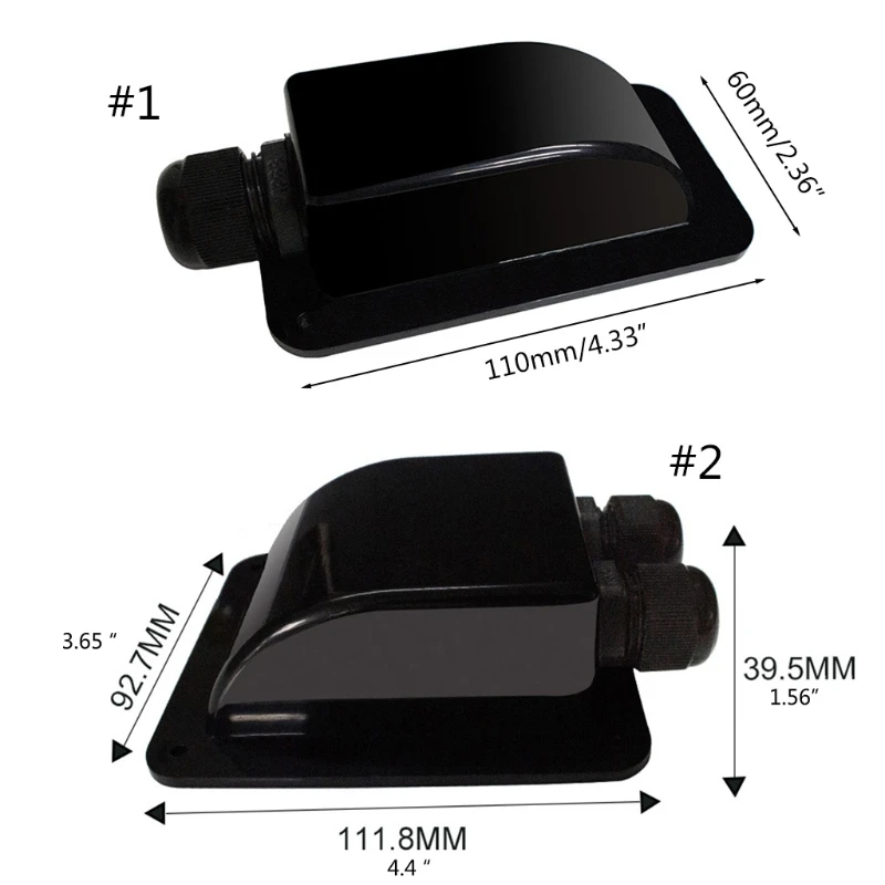 Caja conexiones impermeable para techo, pasacables entrada, accesorios para yate y autocaravana, novedad 2023