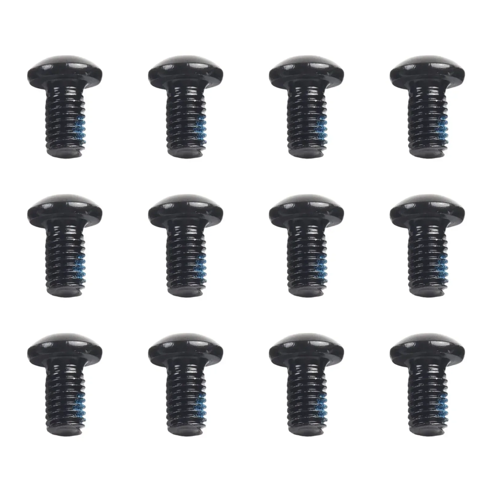 

12pcs M5x9mm Disk Brake Bolts Steel T25 Bike Bicycle Brakes Disc Screws Stainless Steel High Precision Anti-skid Glue