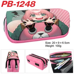 Hot Sales Anime Spy X Family Pencil Bag Women Large Capacity Student Cosmetic Case Anya Smug Coin Purse School Supplies Bag Gift