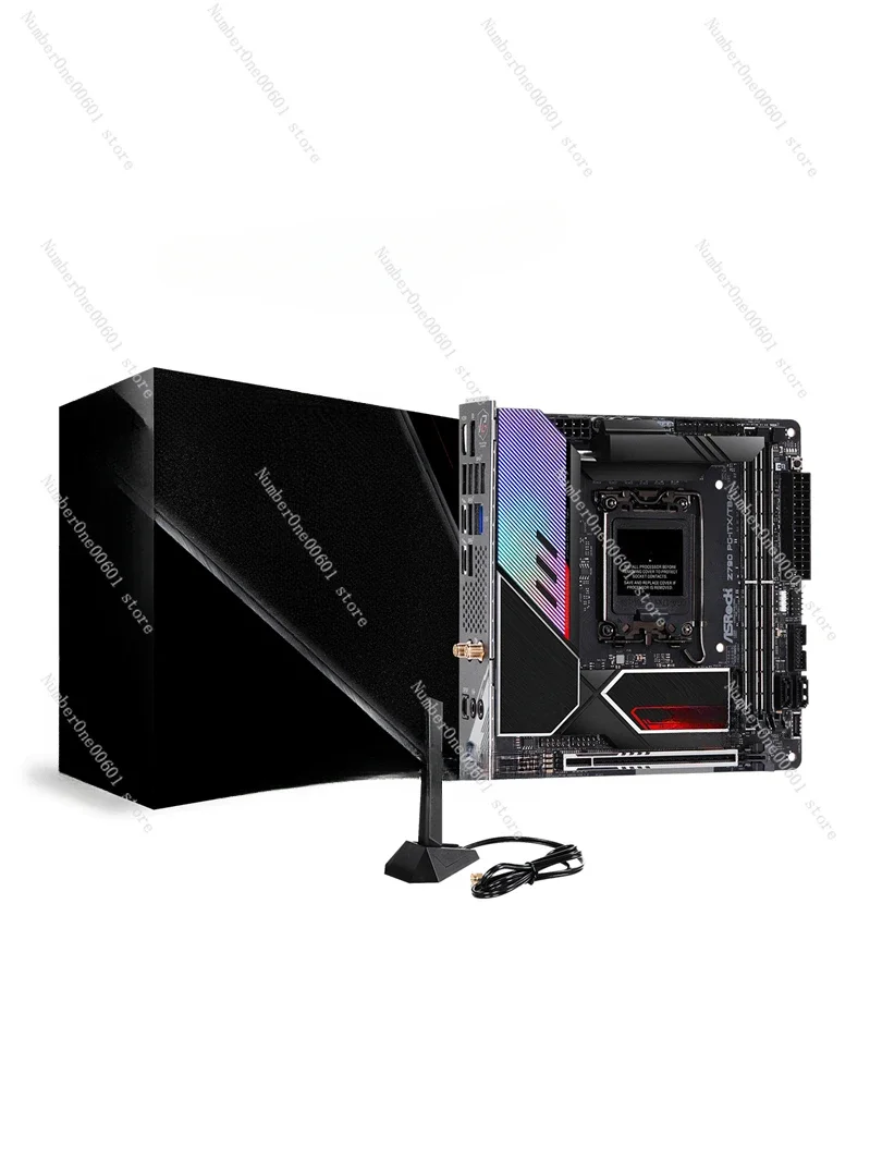 Z790 PG-ITX/TB4 Mini Motherboard Supports DDR5 Memory Dual Thunderbolt 4 Interface I9 13900k