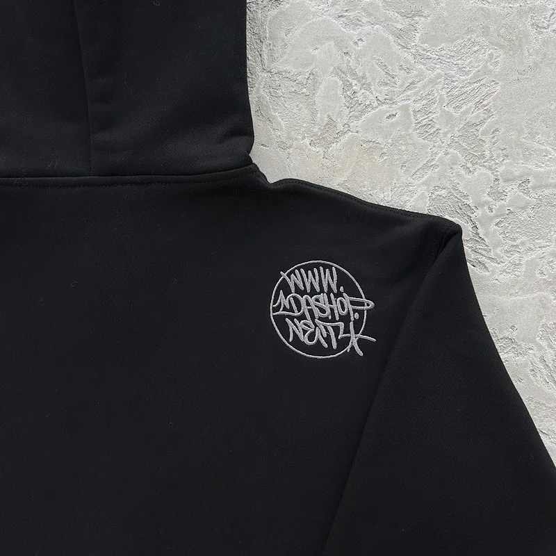 عالية الجودة الرجال هوديي سستة سترة مطرزة خطابات الأمريكية العصرية العلامة التجارية IDA للجنسين زوجين مقنعين البلوز #4