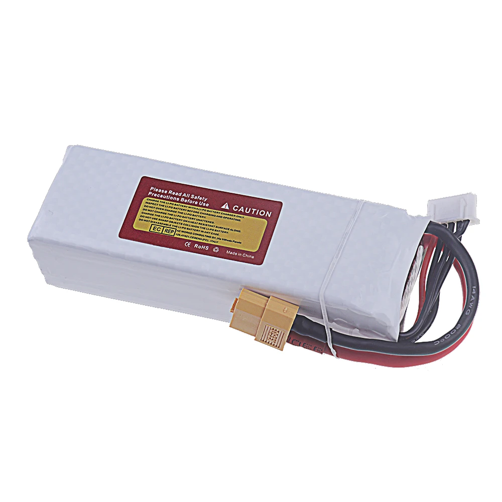 Akumulator RC LiPo 14,8 V 4S 1500 mAh 2200 mAh 3000 mAh 3400 mAh 4200 mAh 5200 mAh 6000 mAh 6500 mAh 7200 mAh 10400 mAh do części samochodowych RC