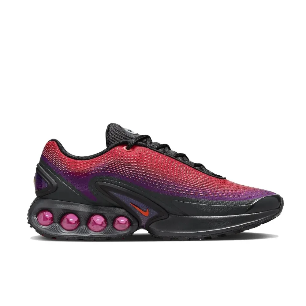 Nike red and black colorway Air Max Dn men's and women's low-top casual running shoes comfortable and versatile sneakers