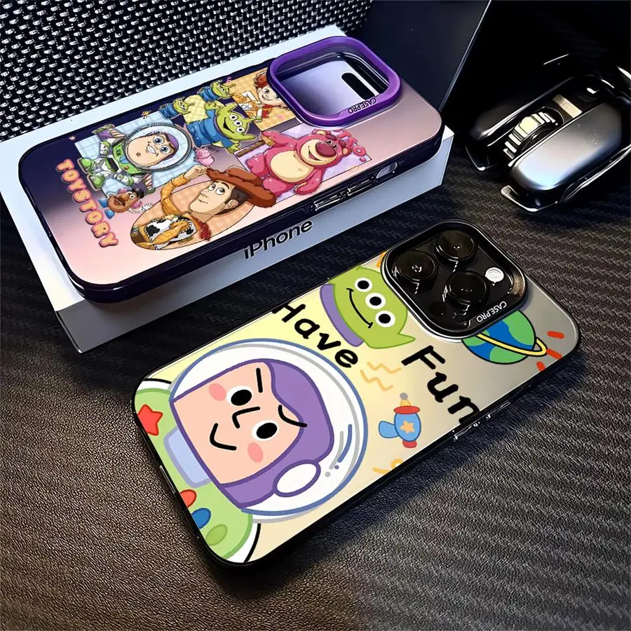 Disney Cute Toy Story Phone Case for iPhone 13 12 11 15 16 14 Pro Max 16Pro 15 Plus 13Pro Max 12 Pro 14 Plus Cover