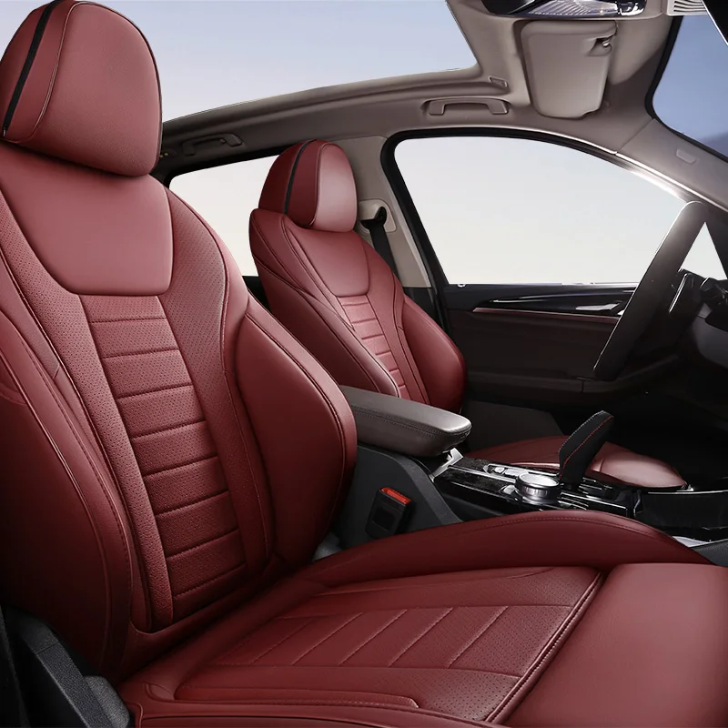 Car Seat Covers For BMW X3 2018 2019 2020 2021 2022 2024 2025 G01 Luxury Full Set Interior Parts Automotive Products Accessories