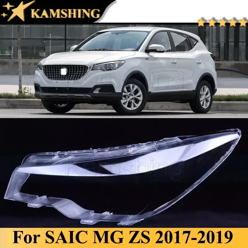 

Передний бампер Kamshing для sаик MG ZS 2017-2019, крышка переднего бампера, оболочка, затеняющая передняя лампа, стеклянная головка, головного света, крышки объектива