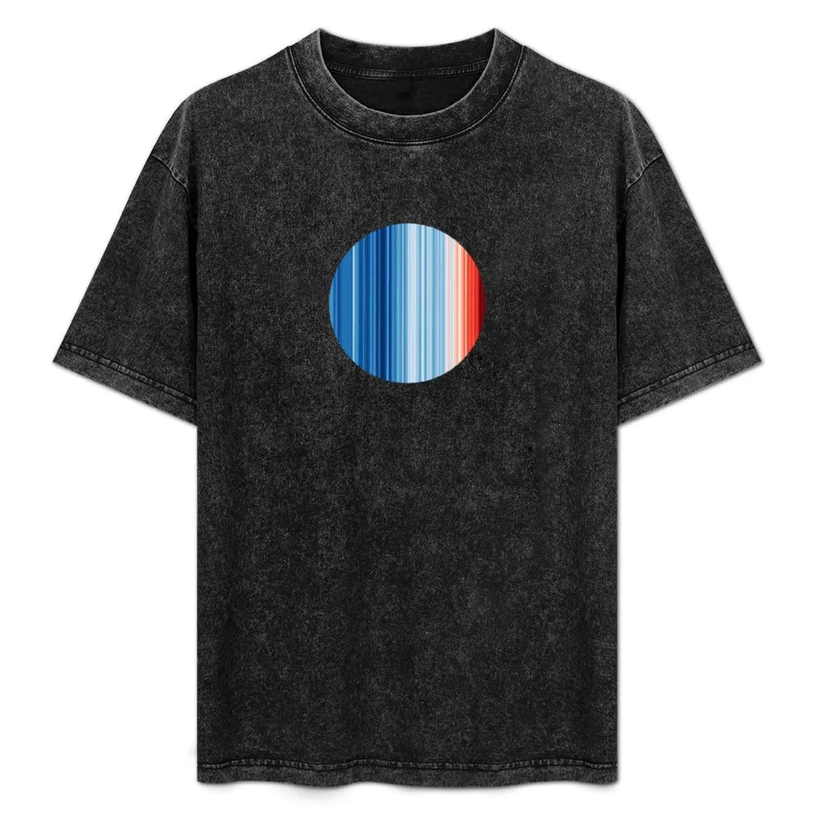 

World - Climate stripes T-Shirt Independence Day Short Sleeve T-Shirt