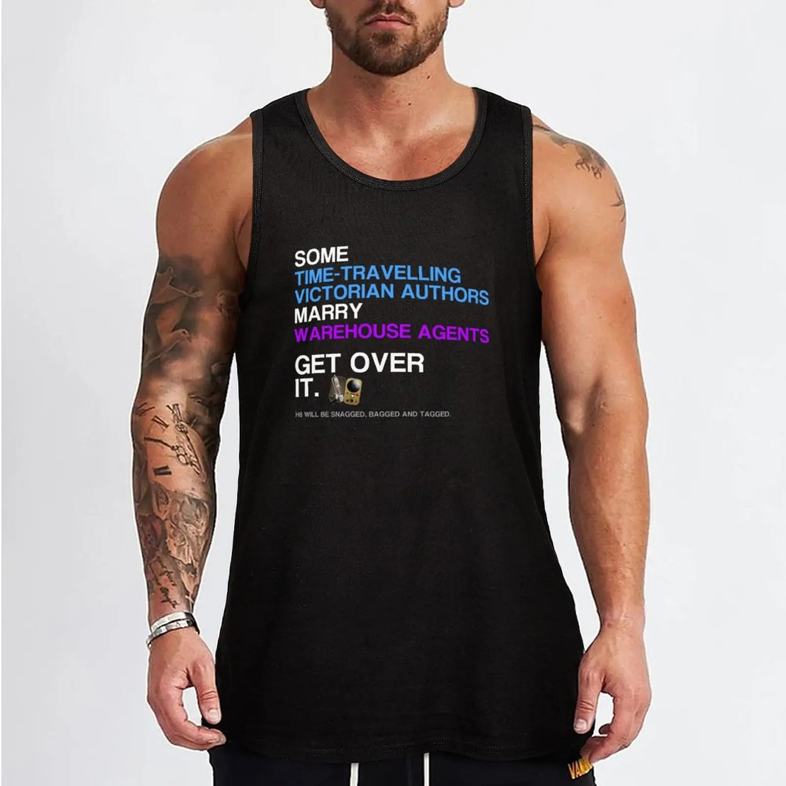 Some Victorians marry Warehouse agents Dark Version. Tank Top T-shirt Men's gym t shirt gym