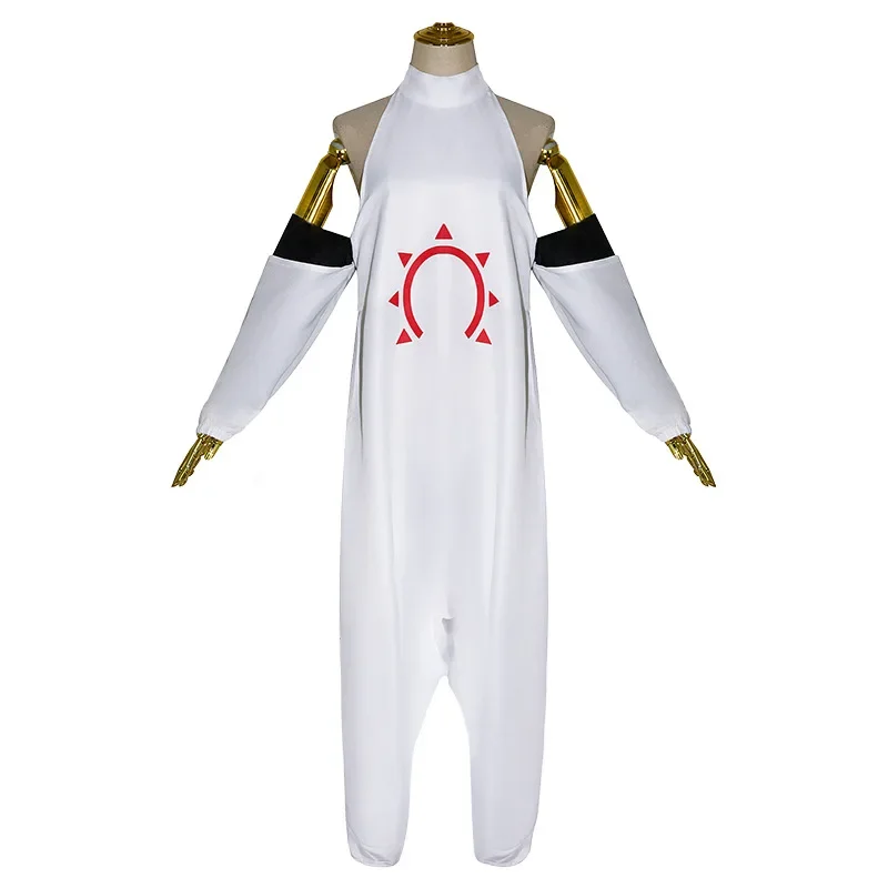 

Anime Flame Fire Brigade Fire Force Haumea Cosplay Costume Sho Haumea White Jumpsuit Uniform Men Women Halloween Party Costumes