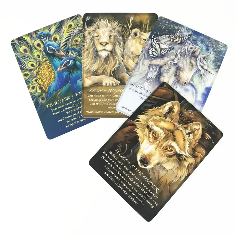 Tarot Cards Spirits Of The Animals Oracle  Cards  Games Set Party Entertainment Board Games For Adult Children Board games