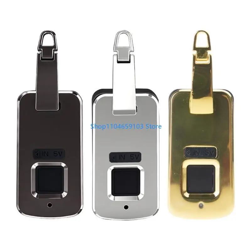 

Anti-Theft Fingerprint Padlock USB Rechargeable Waterproof for Luggage Suitcase