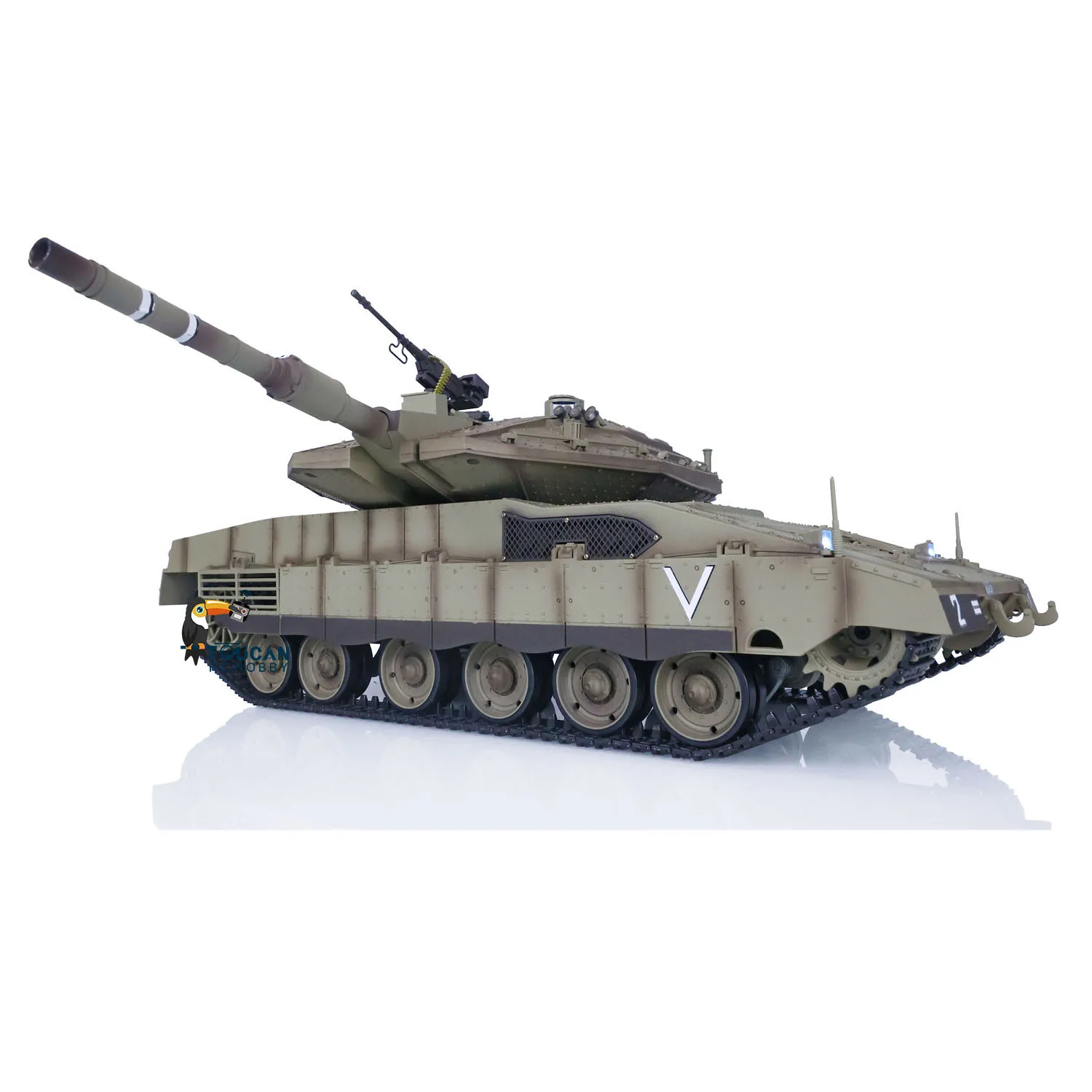 In Magazzino Heng Lungo 1/16 IDF Merkava MK IV RC Carro Armato di Battaglia Principale 3958 Serbatoi di Controllo Remoto Modello Militare Giocattoli