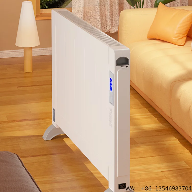 All Aluminum Electric Heating Radiator New Trend Remote Wi-Fi Controlled Square Shape for Hospital or Home Use
