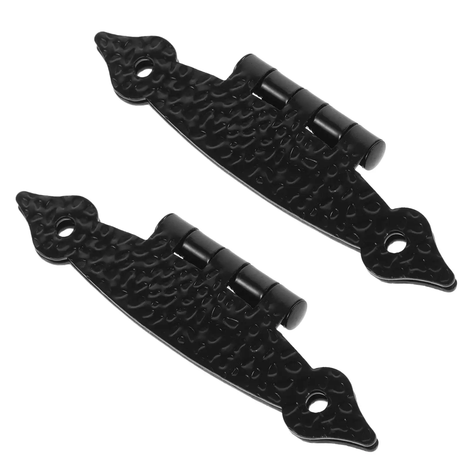 

2Pcs H Shape Steel Door Hinges Small Metal Cabinet Replacements Hook Band Gate Hinges Wood Hardware Basement Bathroom Laundry