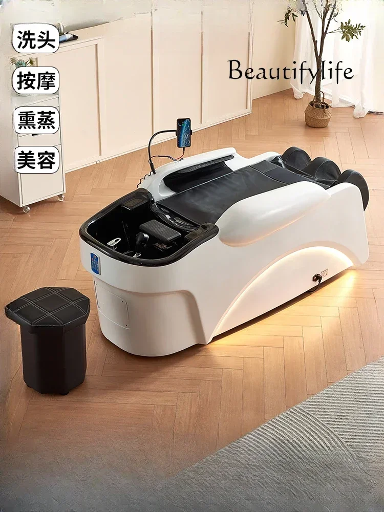 

Electric Intelligent Massage Shampoo Bed Automatic Water Circulation Head Therapy Hair Saloon Dedicated