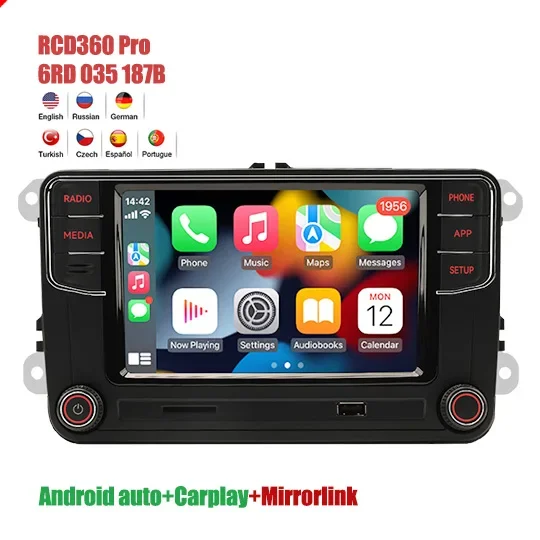 Android Auto Carplay For VW Golf 5 6 Jetta MK5 MK6 CC Polo