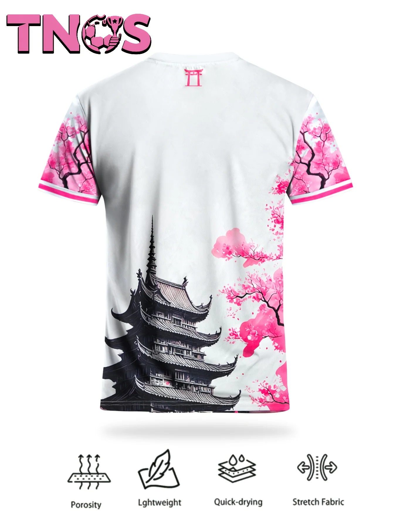 TNOS Sport Brand Japan Soccer Jersey, Dragon Sakura Quick Dry Top For Trendy Viral Hot Oriental Bestseller Top-Rated Street Wear