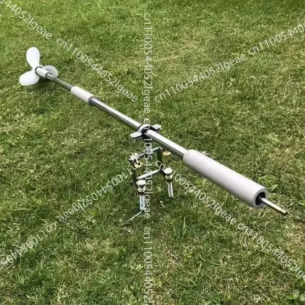 Electric Drill Manual Propeller Boat Hand Propeller Portable Canoe Hand Cranked Kayak Hand Push Oar Outboard Motor Bracket