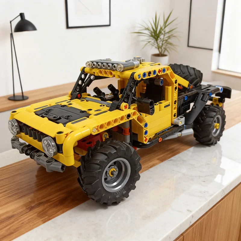 

665pcs MOC Trophy Truck Technical Model Building Blocks Construction Christmas Gifts Toy Creative DIY Idea Education Kids Toys