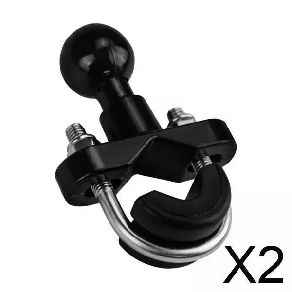 

2xMotorcycle Handlebar U Bolt Mount Base Kit for Phone Holder