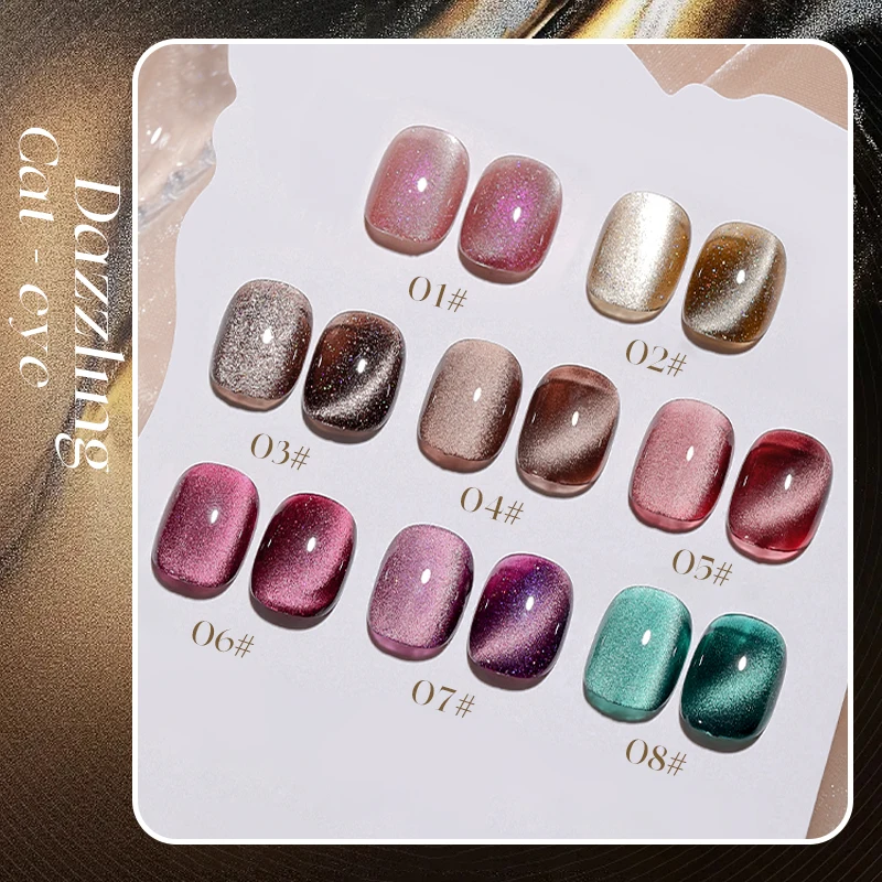 

Kaniu Cat Eye Гель-лак для ногтей 12 мл Блестящий магнитный лак для ногтей Гель Soak off УФ-голографический лак для дизайна ногтей Маникюр