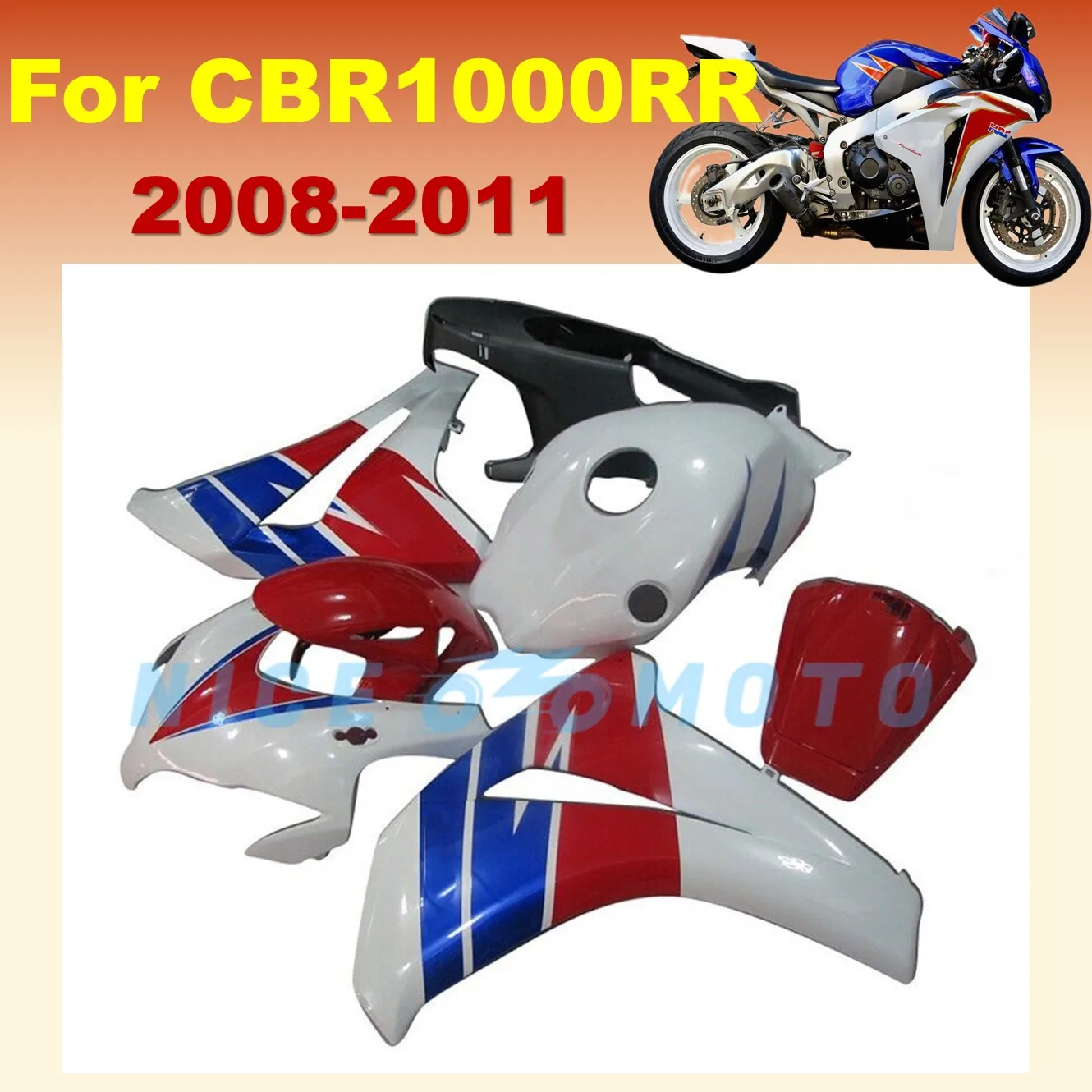 

Fit For CBR1000RR 2008 2011 2009 2010 CBR 1000RR 08-11 Full Motorcycle Fairings Panel Kit Custom Housing