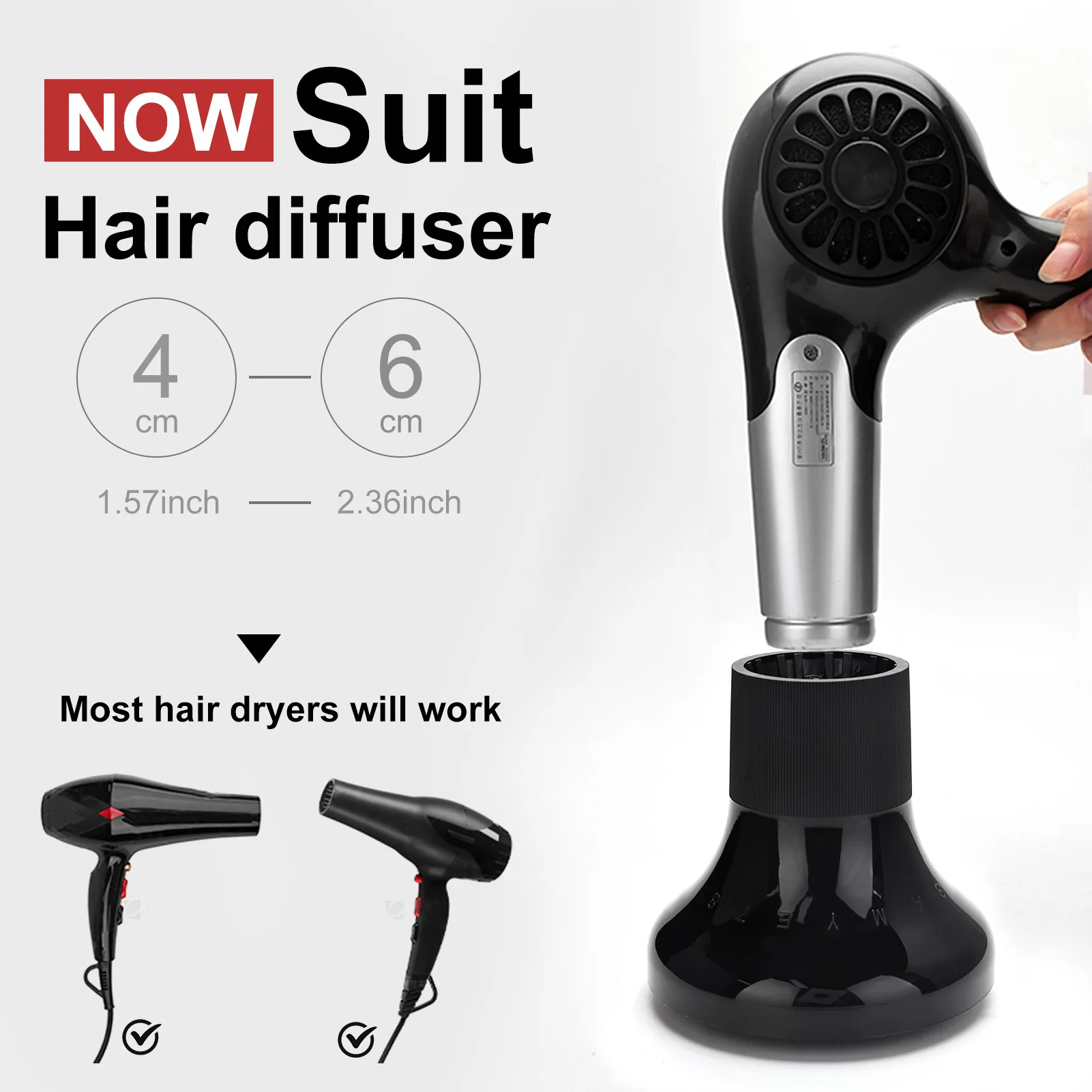 Salon Universal Hair Dryer Diffuser for Curls Temperature Resistant Hair Barbershop Home Drying Blower Hair Styling Accessories