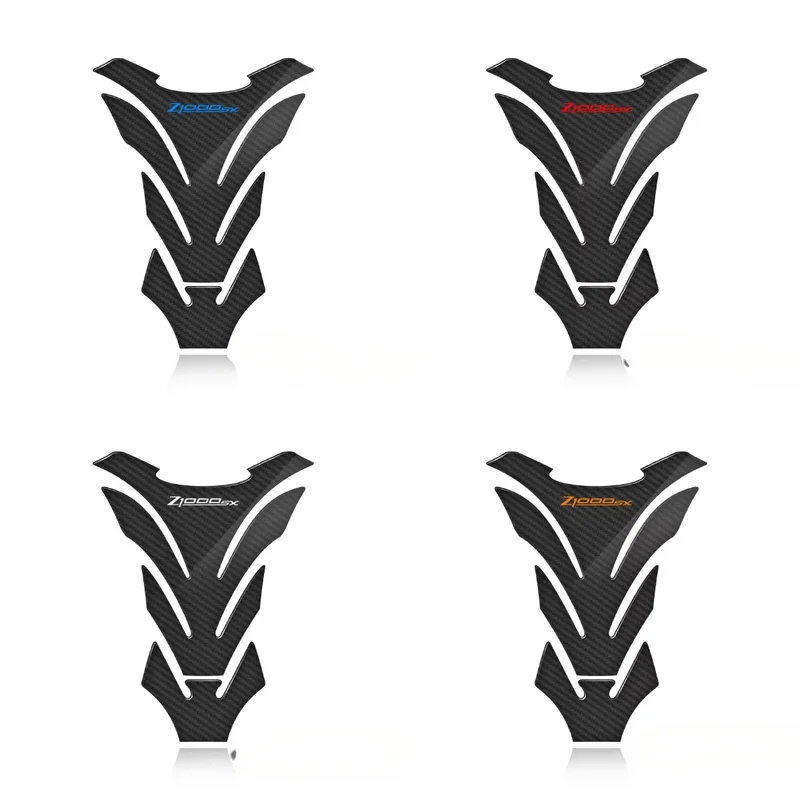 3D Carbon Fiber Motorcycle Fuel Tank Pad Cover Protective Decals Stickers For Z1000 SX Z1000SX/Tourer