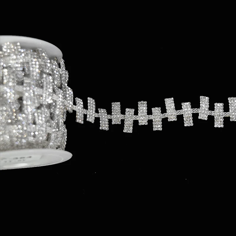 

Statement Rhinestone Geometric Trim Chain Garment Accessory Women's Apparel Decoration for Red Carpet & Special Occasion