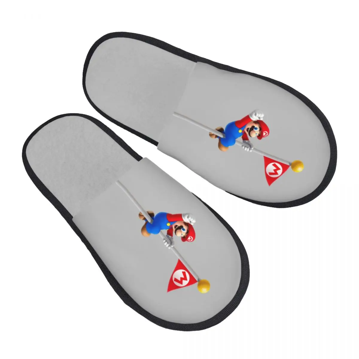 

Custom M-Marioed Victory Soft Memory Foam House Slippers Women Cozy Warm Anti-Skid Slipper