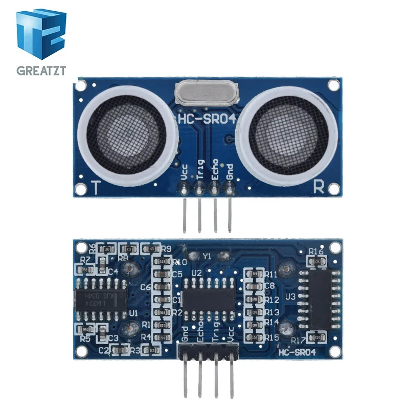 GREATZT HC-SR04 HCSR04 to world Ultrasonic Wave Detector Ranging Module HC-SR04 HC SR04 HCSR04 Distance Sensor