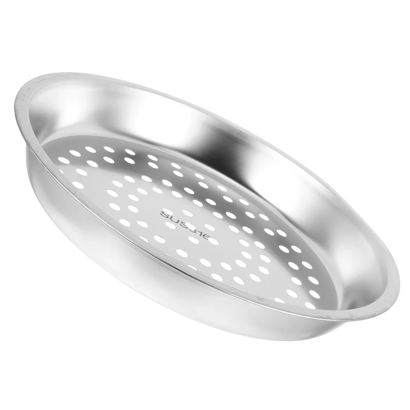 

1pc Thickened Stainless Steel Steamer Tray Bun Dumpling Basket Wok Insert Deep Heat Resistant Cooking Utensil for Home Use