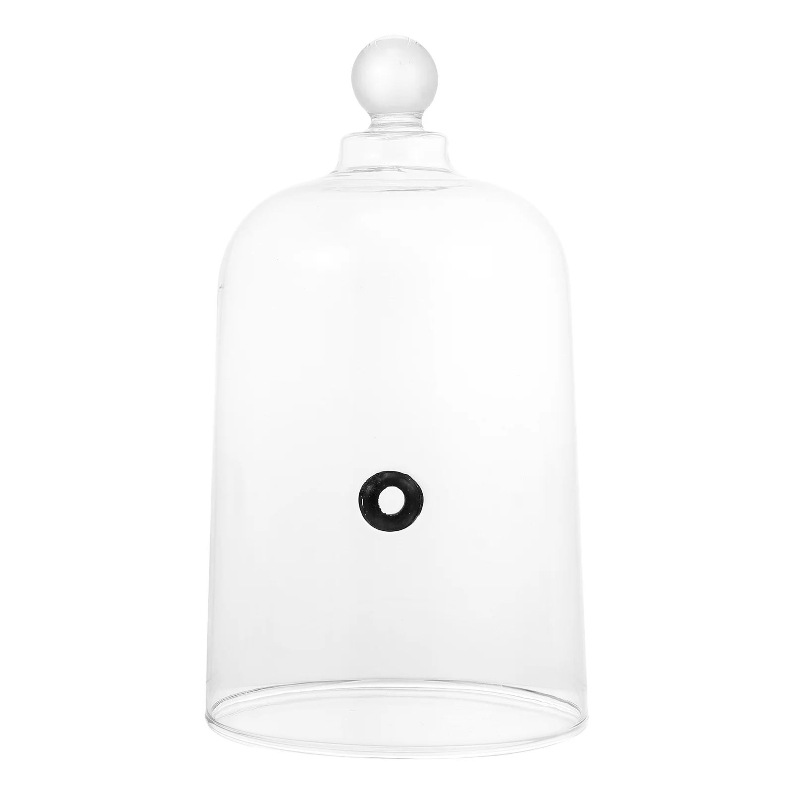 

1Pcs Smoke Glass Food Cover Protective Lid for Cake Bread Dessert Snack Kitchen Tool Safe Glass Food Cover