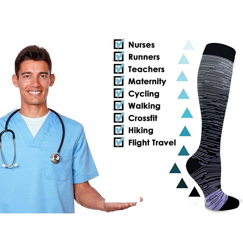 Medical Compression Socks for Nurses & Travel 2