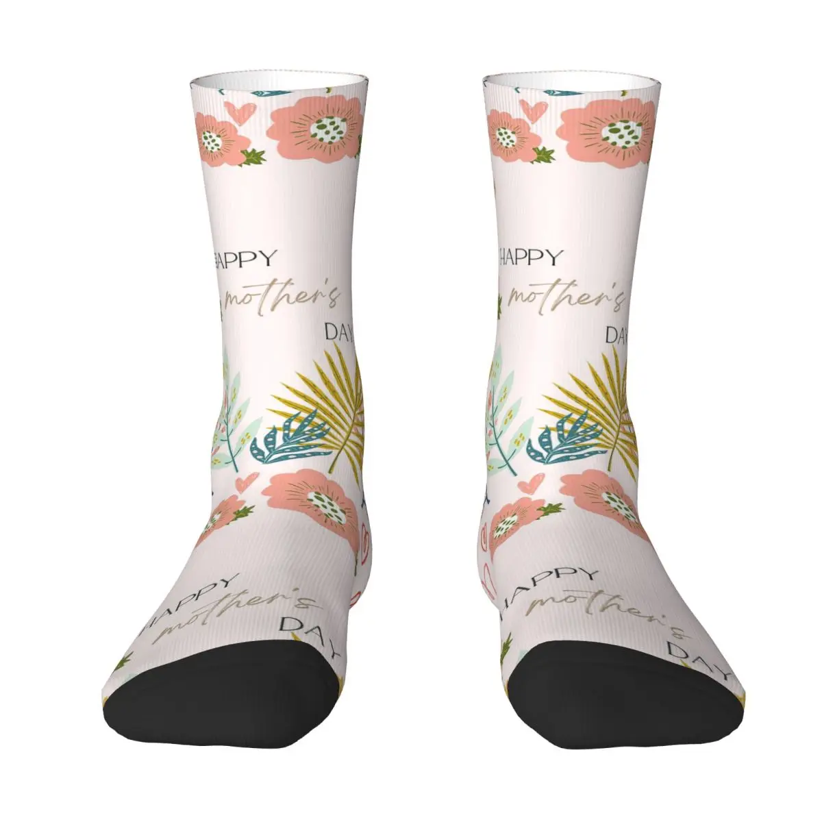 

Носки с Днем матери, впитывающие пот чулки в стиле Харадзюку, всесезонные длинные носки, аксессуары для подарка на день рождения унисекс