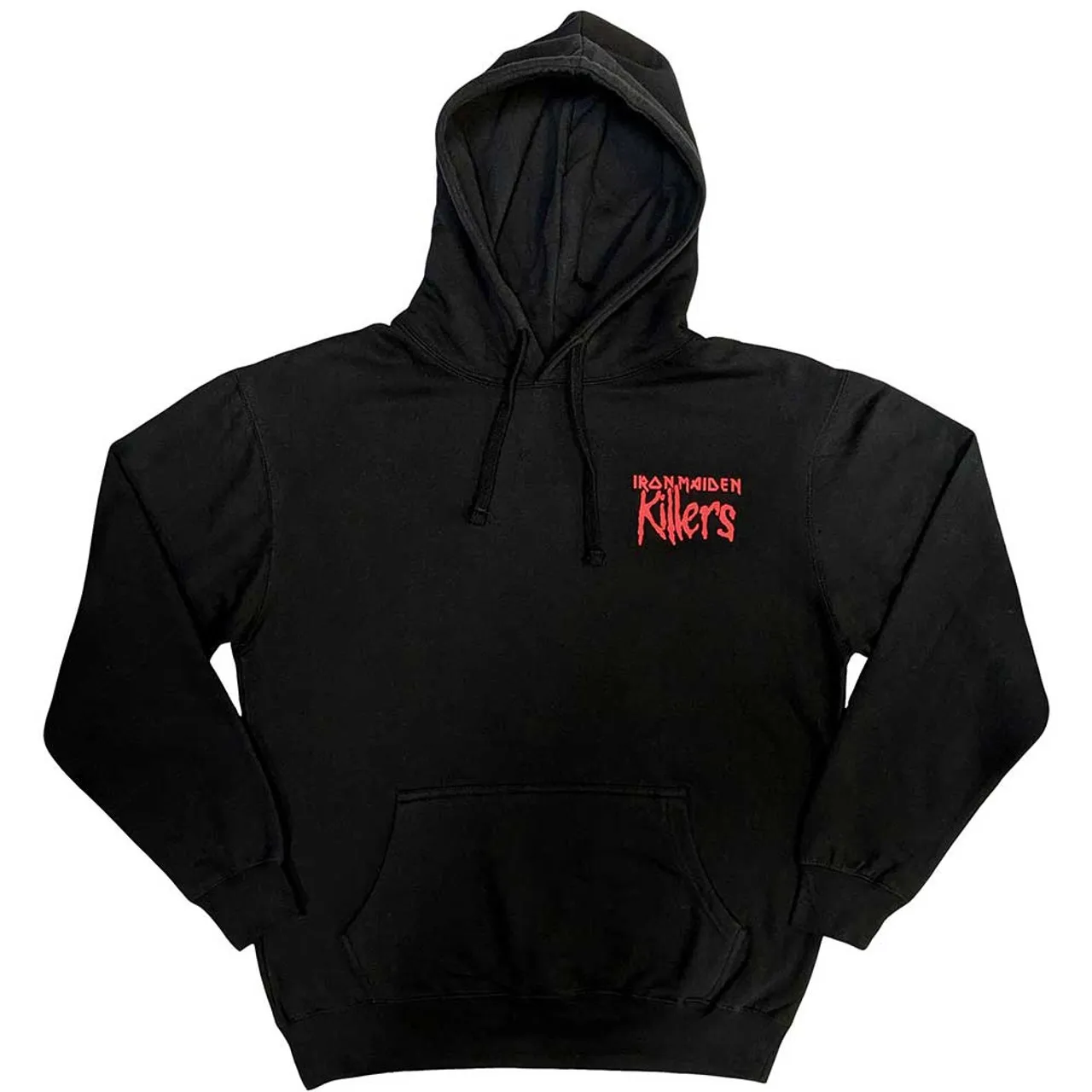Sudadera Con Capucha Iron Maiden 'Eddie Warrior' Para Mujer - Negro, 80% Algodón, 20% Poliéster