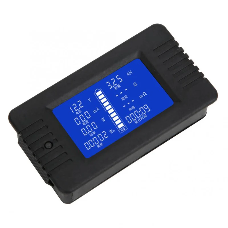 PZEM-015 Digital Battery Tester Voltmeter Ammeter Power Voltage Current Impedance Capacity Energy Time Meter Monitor Detector