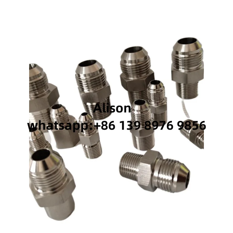 Adattatore dritto per raccordo di transizione in acciaio inossidabile 316 da 10 pezzi 1jn-08 1jn-04-02 1jn-06-04