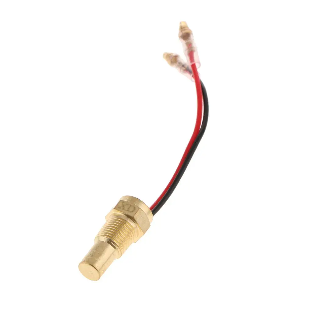 

21mm Water Temperature Sensor Head Plug Metal Temp Gauge Meter Voltmeter Display for Vehicle Coolant Measurement