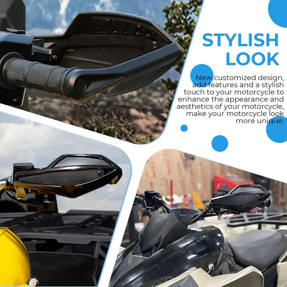 ATV Handguards Wind Deflectors Kit With Mount Black Fit For Can-Am 6x6 650 2015-2023 #715001706, 715001378, 715000525