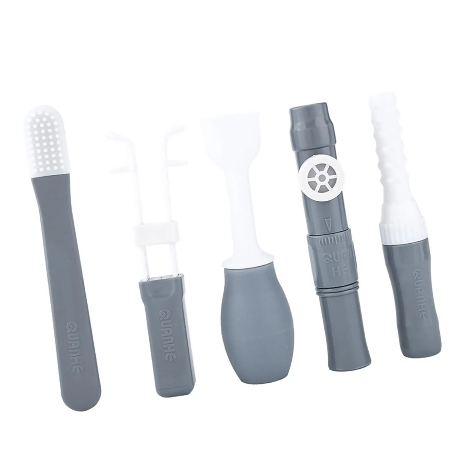 5pcs Oral Lips Tongue Muscle Trainer & Massager Brush Kit - Mouth Care & Recovery Training Device