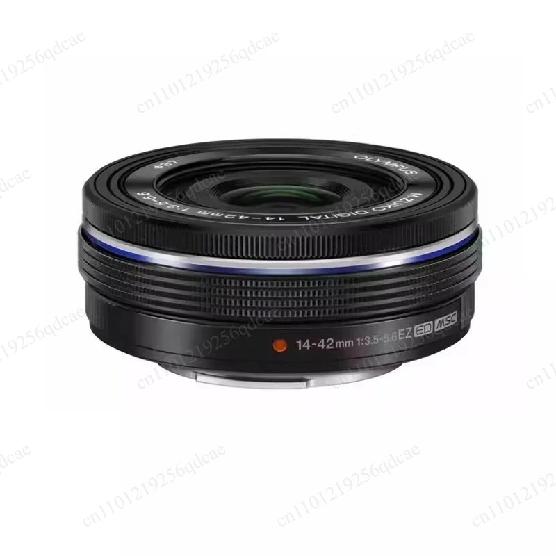 95% Nuevo Lente M. ZUIKO DIGITAL ED 14-42mm F3.5-5.6 EZ /14-42MM R II para Olympus 1442ez con Montura M43, Lentes Eléctricas Tipo Biscuit