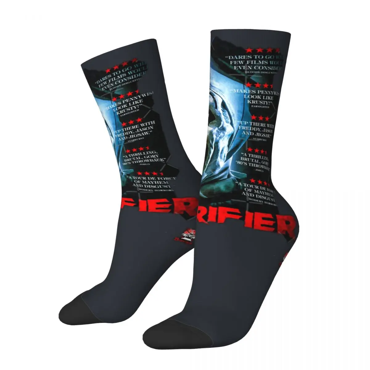 Happy Music-Póster de película Retro Terrifier, Love You Fans, calcetines para hombre, Retro, estilo callejero, calcetín informal, regalo impreso