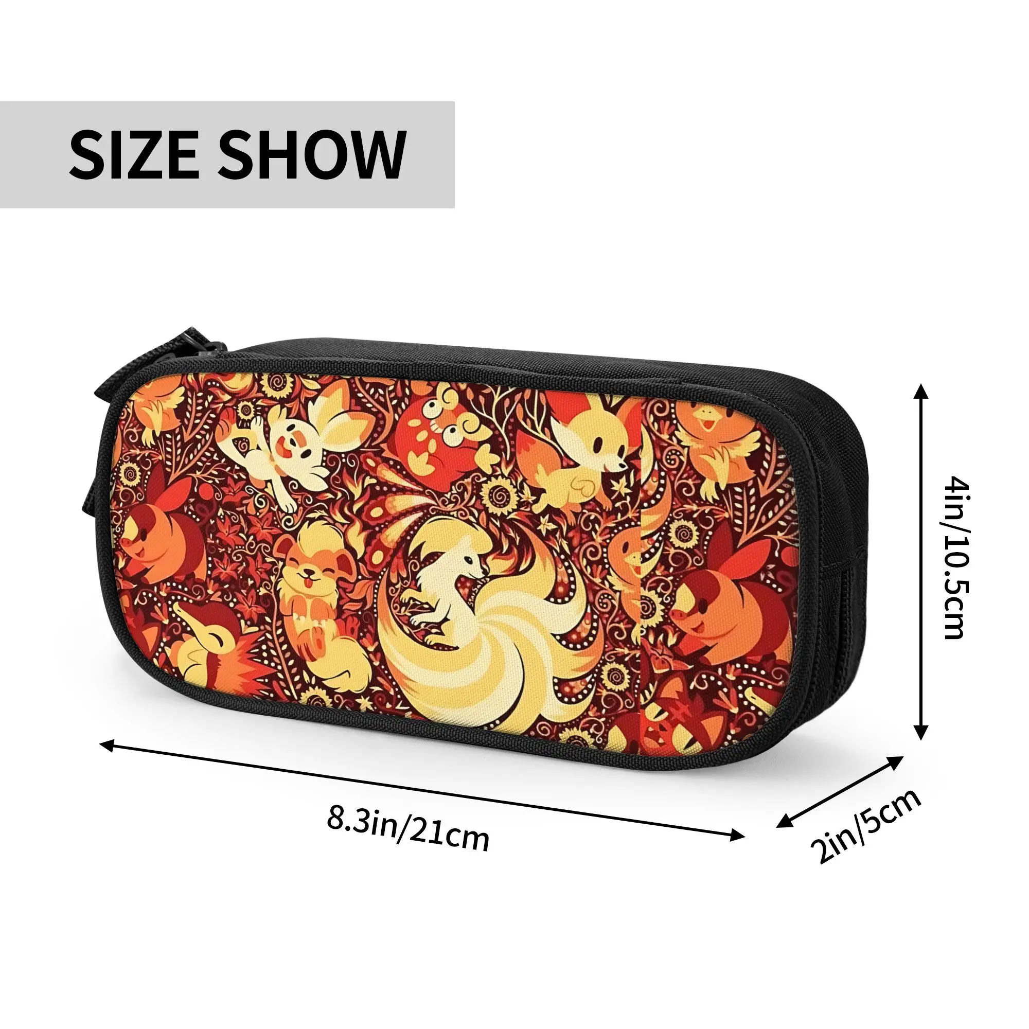 Custom Cartoon Pokemon Theme Large Capacity Bags for Child  Handheld Study Bag for Boys Gilrs Kids