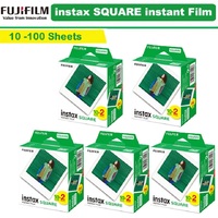 Fujifilm Instax Square White Edge Films Photo Paper 10-100 Sheets for Instax SQ10 SQ6 SQ20 Instant Camera Share SP-3 Printer