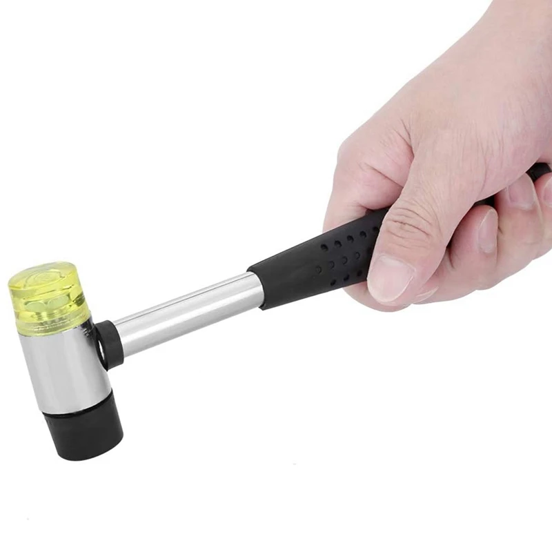 Top-Jewelry Making Tool Bracelet Mandrel Round Bracelet Mandrel Measuring Rubber Hammer Stainless Steel Jewel Making Tool