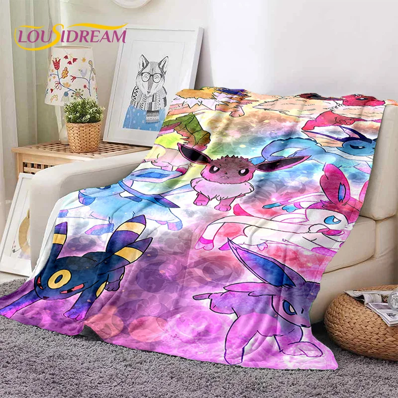 29 Style Cartoon Pokemon Cute Pikachu 3D Soft Flannel Blanket for Bed Bedroom Sofa Picnic,Throw Blanket for Outdoors Gift Kids