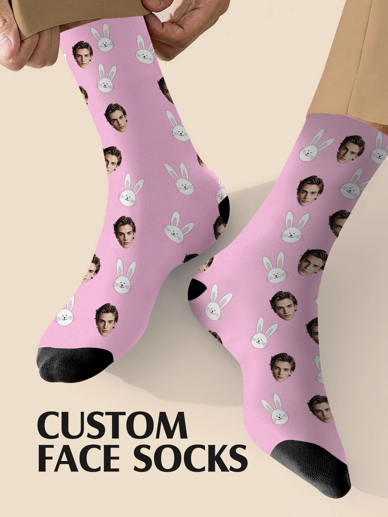 Custom Face Socks For Her Personalized Valentine Gift For Girlfriend Wife Couples Funny Photo Socks Anniversary Birthday