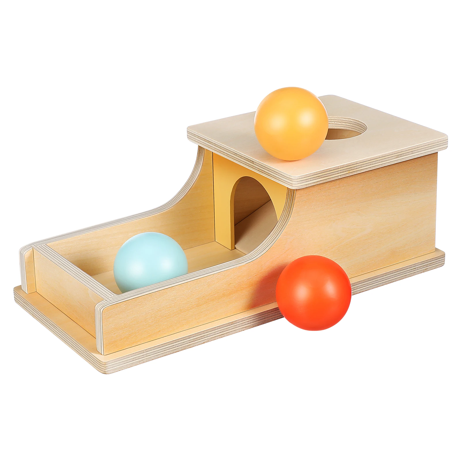 Drewniana skarbonka dla dzieci, edukacyjna, rozwijająca intelekt, motorykę, naukę, rozpoznawanie kolorów, wczesny rozwój.